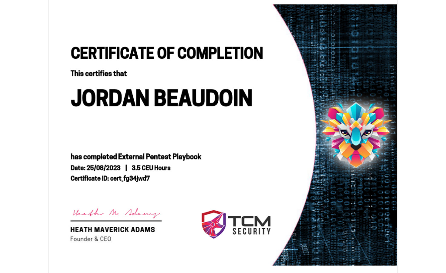 TCM Security – External Pentest Playbook